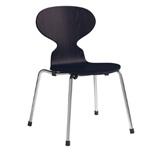 CHILDREN'S CHAIR Midnight blue, Coated base